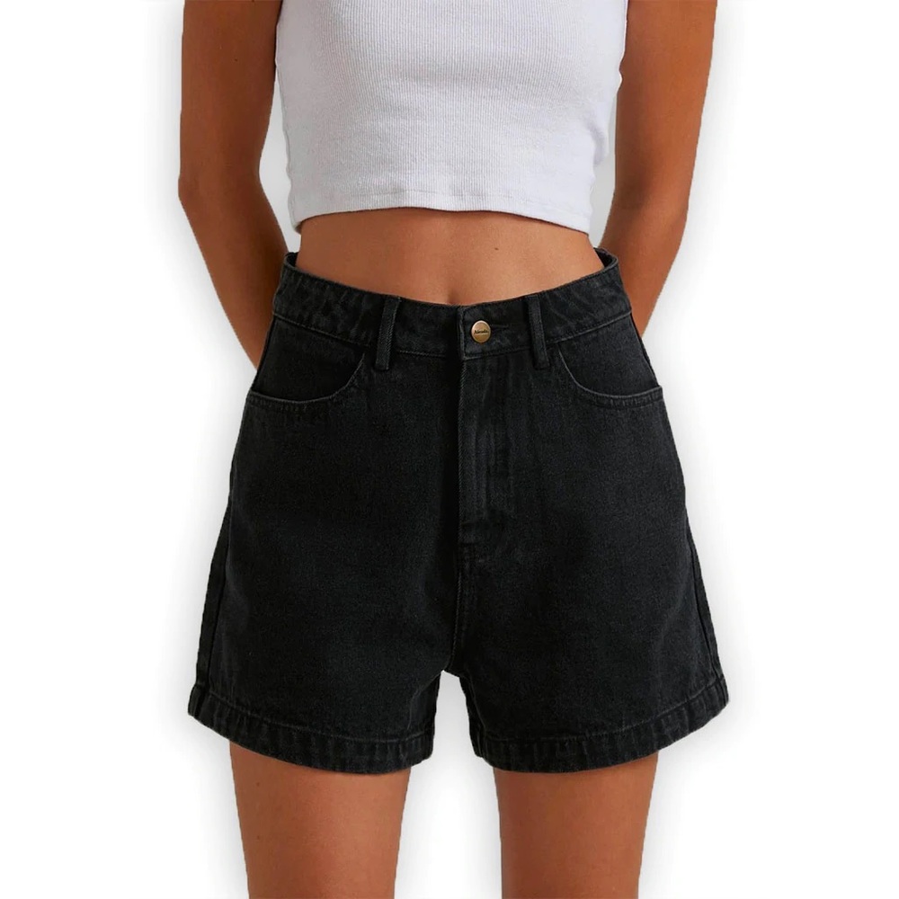 ISO Afends seventy threes Organic high waisted denim shorts